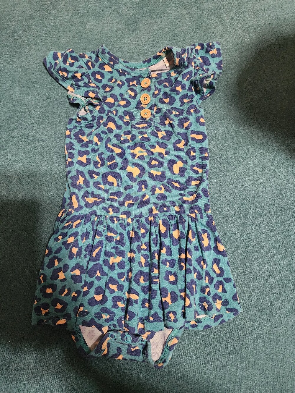 Posh Peanut Bamboo Leopard Twirl Size 12-18m